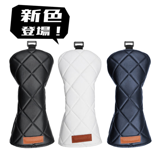 【ヘッドカバー】WAKAE GOLF オリジナル 無地ダイヤ 単品 4点 DR・FW・UT