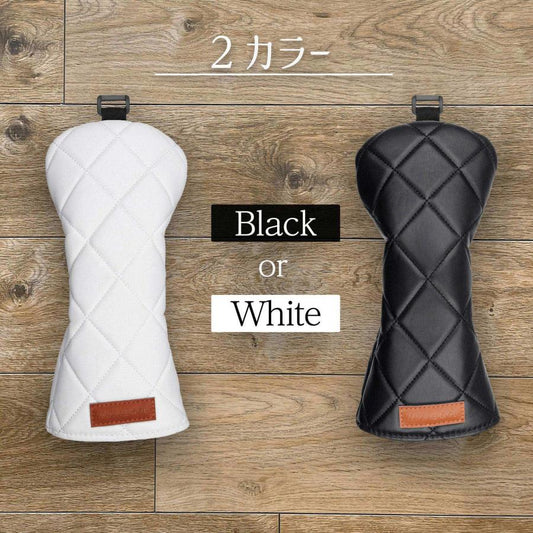 【ヘッドカバー】 無地ダイヤ 単品 DR・FW・UT