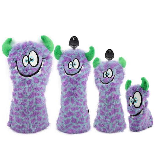 【ヘッドカバー】 モンスター 単品 4点セット DR・FW・UT・パター ピンタイプ