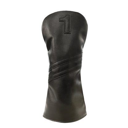 【ヘッドカバー】無地純色 黒 白 単品 3点セット DR・FW・UT