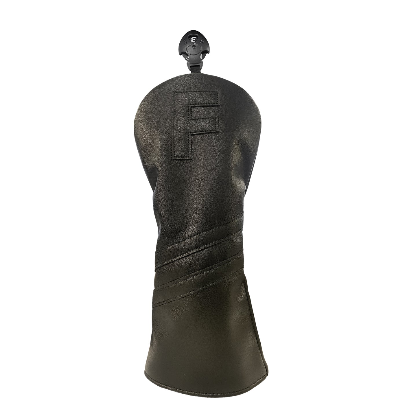 【ヘッドカバー】無地純色 黒 白 単品 3点セット DR・FW・UT