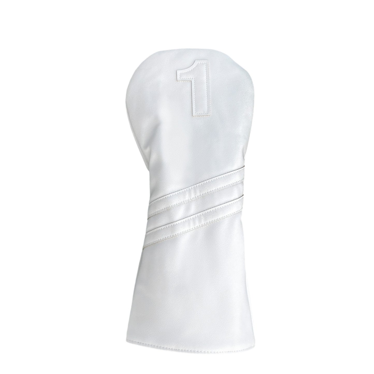 【ヘッドカバー】無地純色 黒 白 単品 3点セット DR・FW・UT