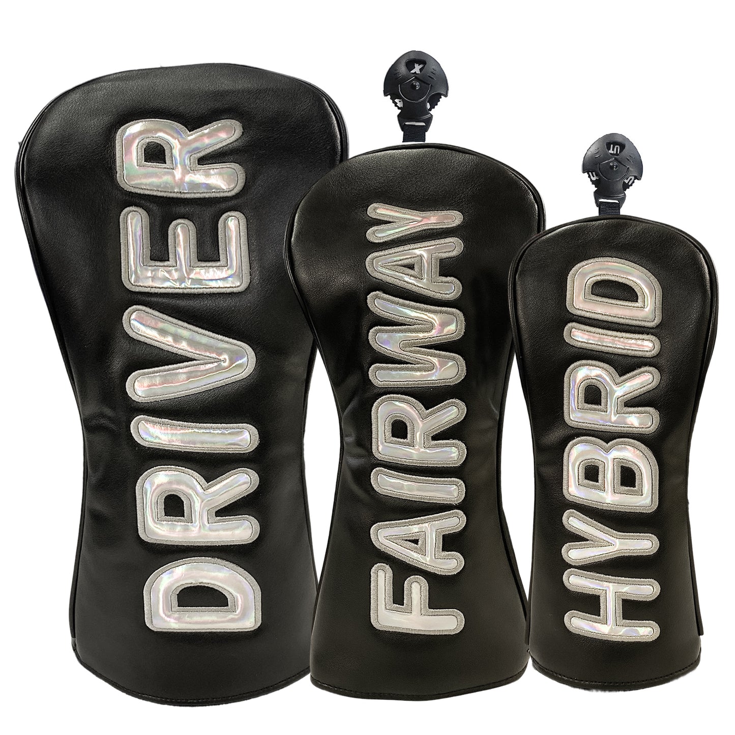 【ヘッドカバー】オーロラ文字 カバー 単品 4点セット DR・FW・UT