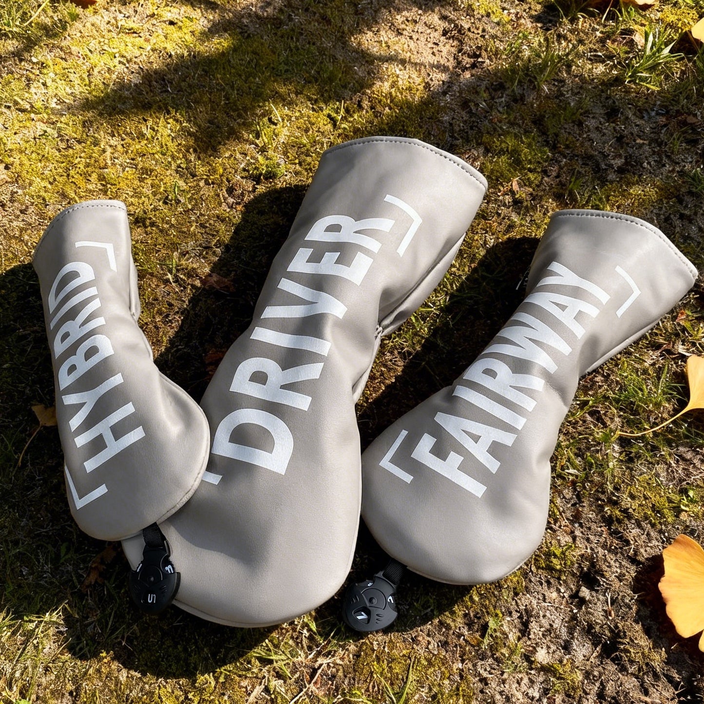 【ヘッドカバー】文字 カバー 単品 4点セット DR・FW・UT