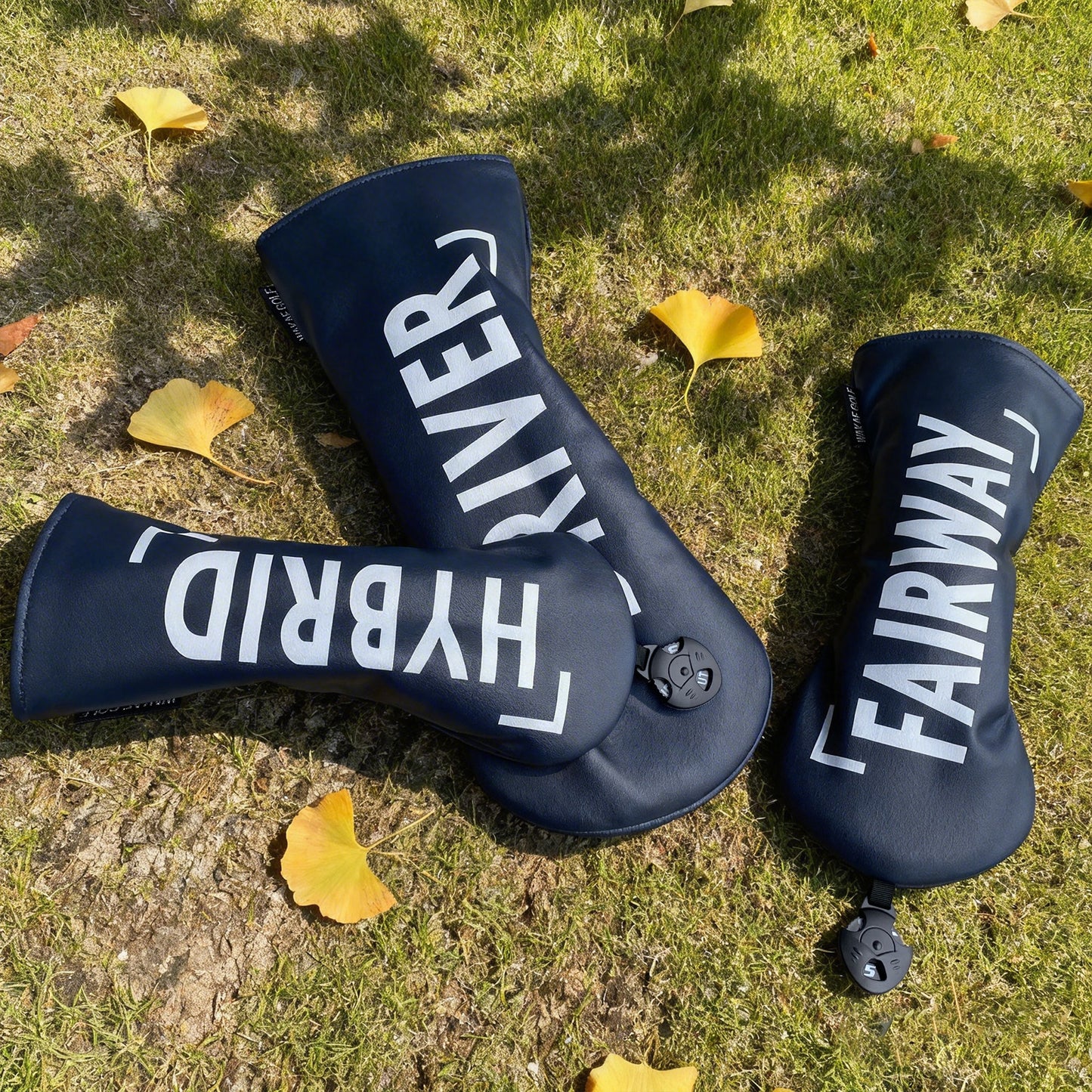 【ヘッドカバー】文字 カバー 単品 4点セット DR・FW・UT