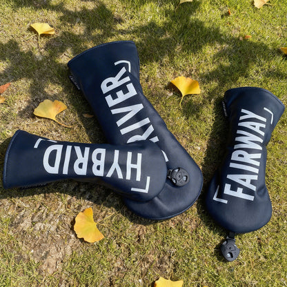 【ヘッドカバー】文字 カバー 単品 4点セット DR・FW・UT