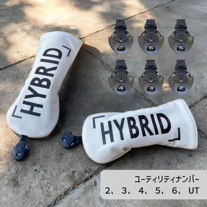 【ヘッドカバー】文字 カバー 単品 4点セット DR・FW・UT