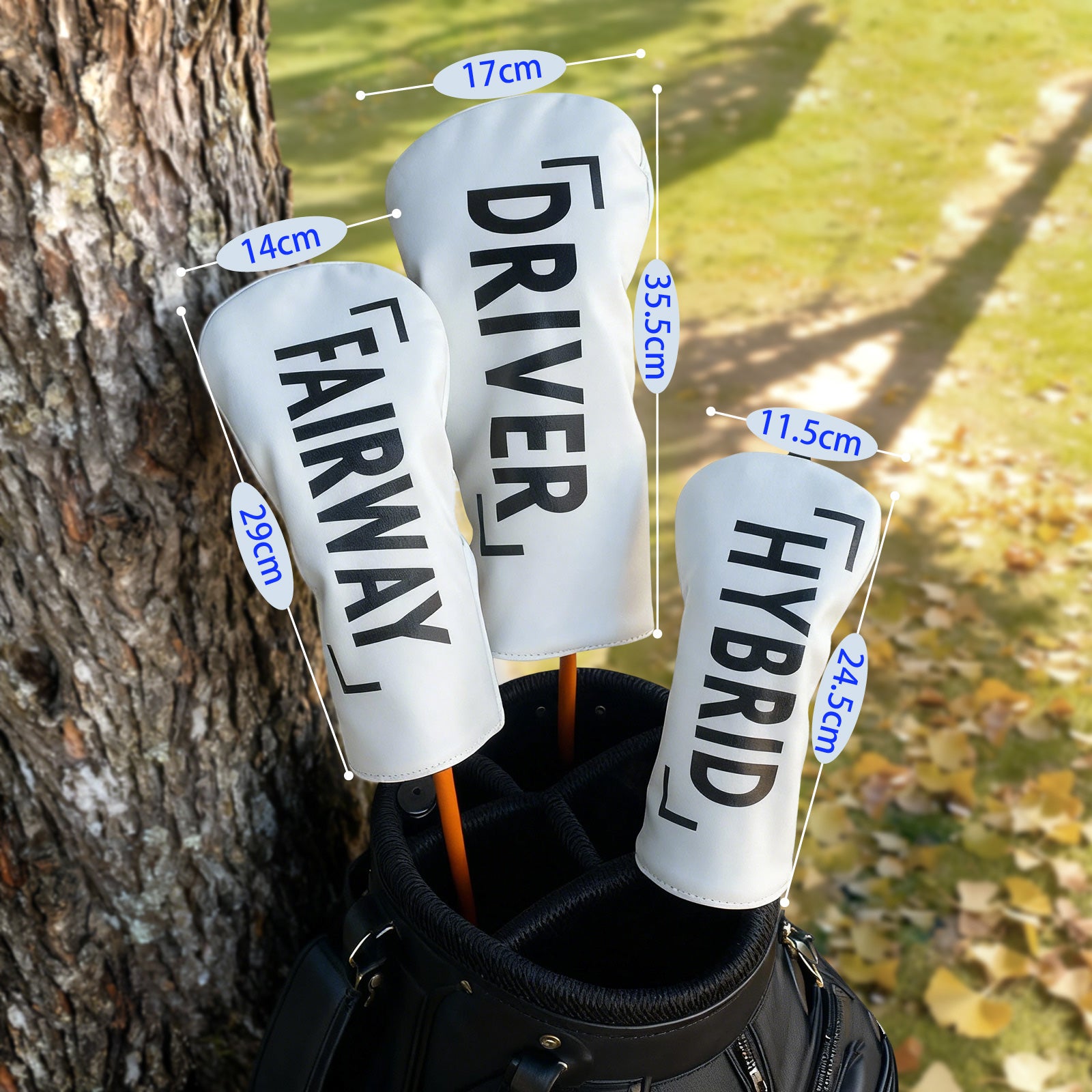 ヘッドカバー】文字 カバー 単品 4点セット DR・FW・UT – WAKAE GOLF