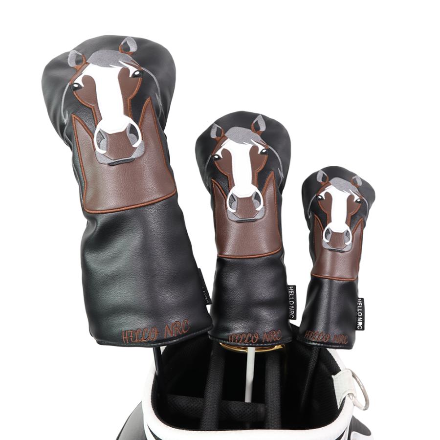 【ヘッドカバー】 馬柄 単品 DR・FW・UT