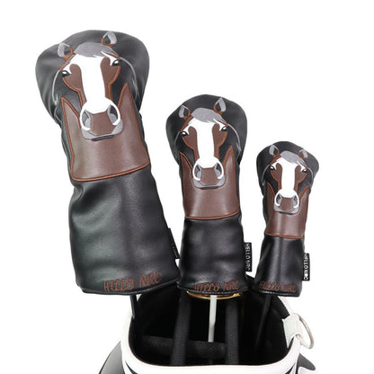 【ヘッドカバー】 馬柄 単品 DR・FW・UT