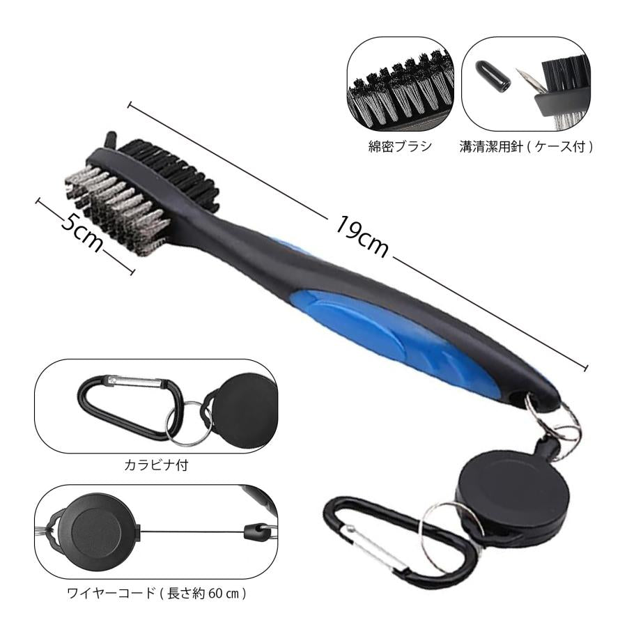 ゴルフクラブクリーニング ツール 3点 セット ウェッジU&V角溝用 アイアン ウェッジ用 溝研磨ツール ゴルフ用品 アイアンブラシ ゴルフクラブ溝削り