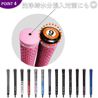 ゴルフ グリップエンド マーカー アイアン ゴルフマーカー ウェッジ グリップエンド ナンバー マーカー 防水 腐食 防止 20個1セット ABS樹脂 錆止め 錆防止