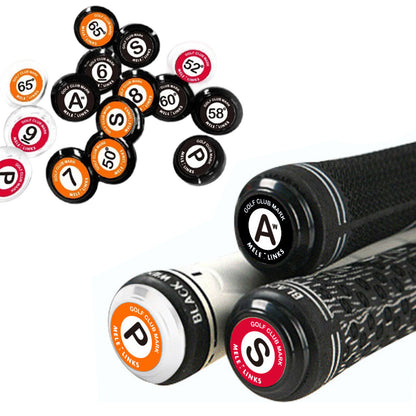 ゴルフ グリップエンド マーカー アイアン ゴルフマーカー ウェッジ グリップエンド ナンバー マーカー 防水 腐食 防止 20個1セット ABS樹脂 錆止め 錆防止