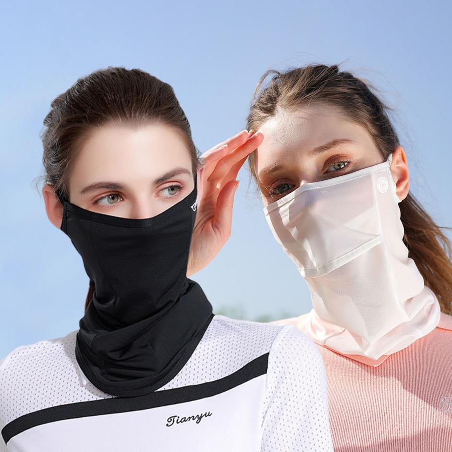 ゴルフ フェイスカバー UV 日焼け止め 息苦しくない UPF50+ レディース メンズ ネックカバー スポーツマスク ゴルフ テニス 登山 バイク