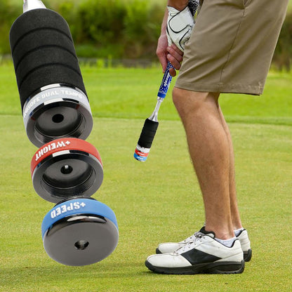ゴルフ部屋練習 スイング練習器具 室内練習 ゴルフ スイング練習器具 トレーニング 40cm グリップ スイング矯正 自宅練習 初心者 上級者 重さ調整可能 持ち運び
