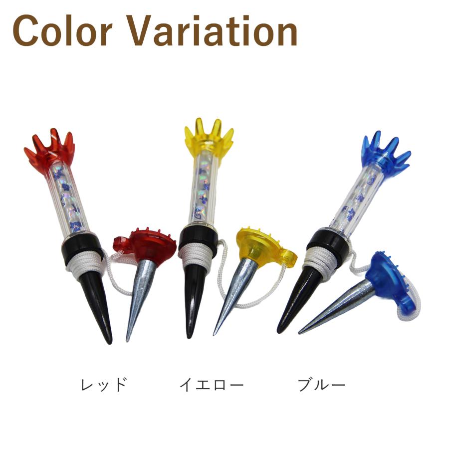 ゴルフ ティー 飛距離アップ 5個セット ロングティー 80mm マグネット ティー 紛失防止 ゴルフティー