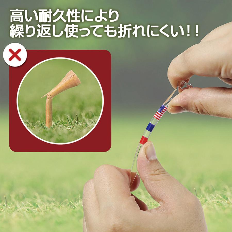 ゴルフ ティー プラスチックゴルフティー カップ透明 ティー 10個セット アメリカ