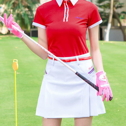 ゴルフスカート ゴルフ スカート 春夏 レディース ゴルフウェア スポーツウェア ミニスカート 可愛い おしゃれ インナーパンツ付き 無地 ランニング 運動
