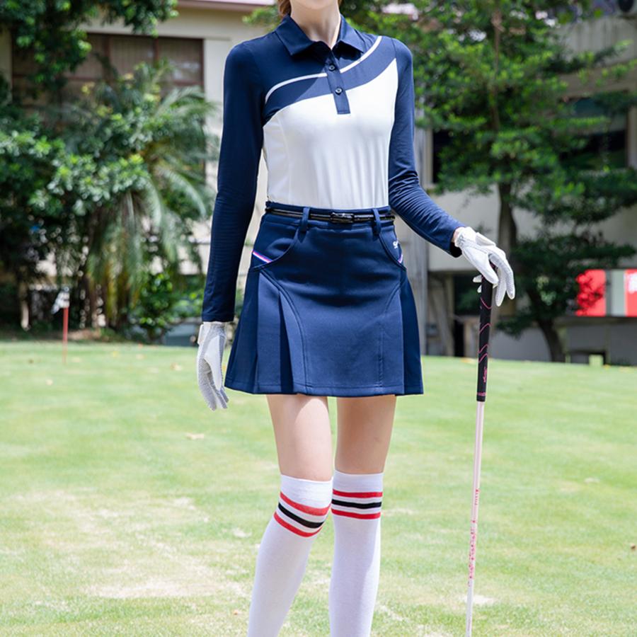 ゴルフスカート ゴルフ スカート 春夏 レディース ゴルフウェア スポーツウェア ミニスカート 可愛い おしゃれ インナーパンツ付き 無地 ランニング 運動
