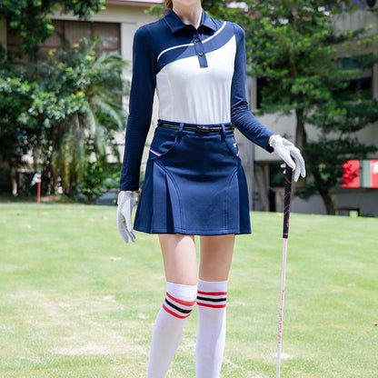 ゴルフスカート ゴルフ スカート 春夏 レディース ゴルフウェア スポーツウェア ミニスカート 可愛い おしゃれ インナーパンツ付き 無地 ランニング 運動