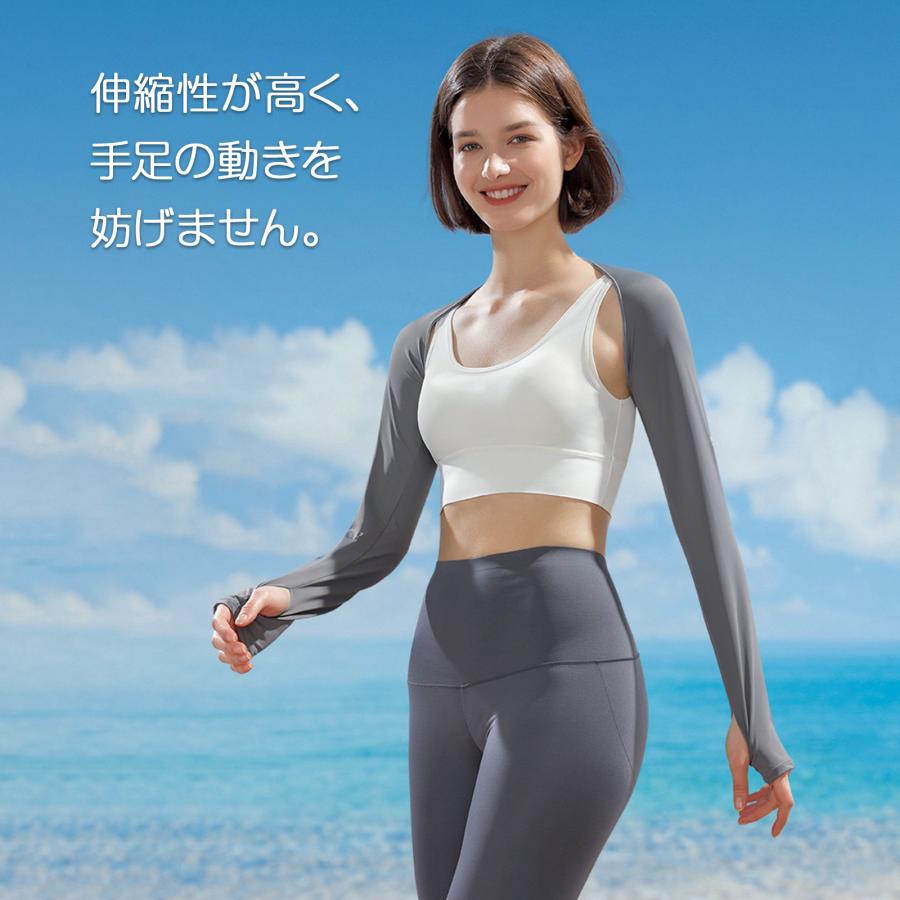 ゴルフ アームカバー UVカット ずれない レディース  紫外線対策 UVカット UPF50+ ゴルフ スポーツ テニス ランニング ボレロ アウトドア ゴルフウェア