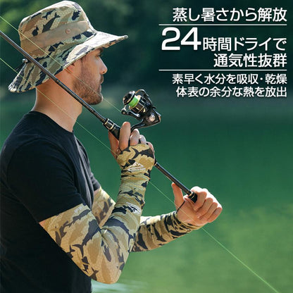 アームスリーブ UV メンズ ゴルフ アームカバー 冷感 日焼け防止 お釣り スポーツ 湿気を逃がす ランニング サイクリング バレーボール 野球 ゴルフ アウトドア