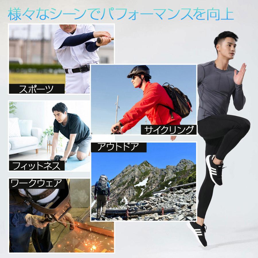 ゴルフ アンターウェア メンズ ゴルフウェア インナー 長袖  秋冬 吸汗速乾 ベースレイヤー スポーツインナー プレッションインナー アンダーシャツ