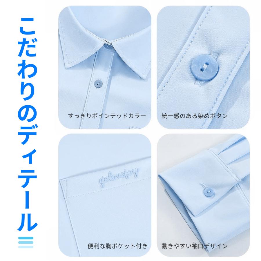 ゴルフシャツ UVカット レディース 接触冷感ウェア 長袖 夏 薄手 パーカー トップス 通気性 速乾 ストレッチ 日焼け対策 ひんやり スポーツシャツ 吸汗 速乾