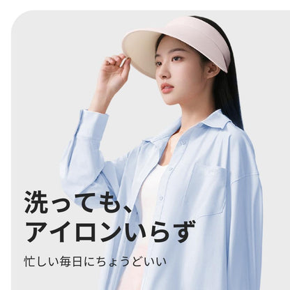 ゴルフシャツ UVカット レディース 接触冷感ウェア 長袖 夏 薄手 パーカー トップス 通気性 速乾 ストレッチ 日焼け対策 ひんやり スポーツシャツ 吸汗 速乾