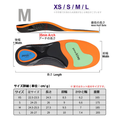【日用雑貨】90％衝撃吸収可能！ スポーツインソール