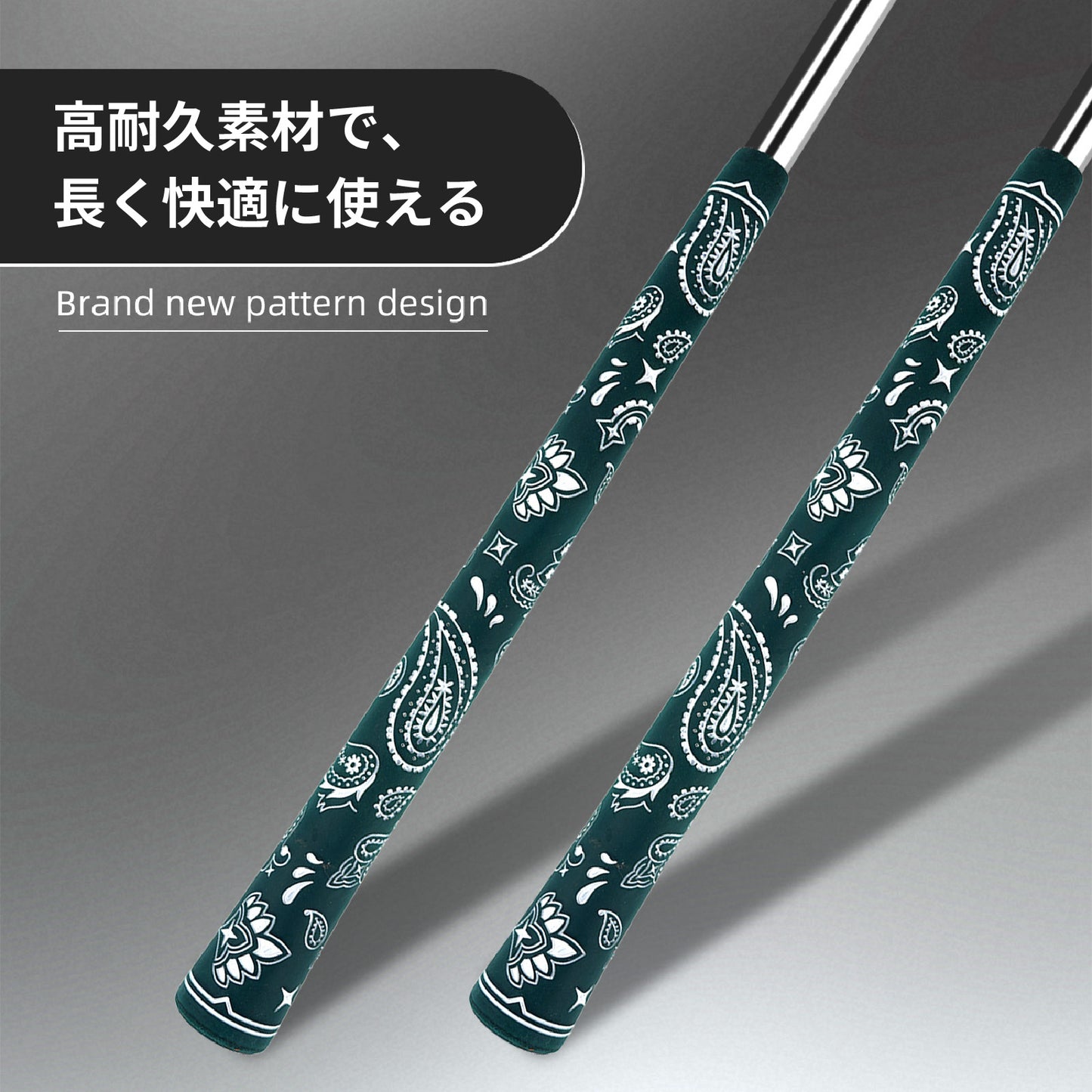 ゴルフ グリップ ウッド アイアン用 8本 セット 滑り止め ゴム素材 60R ハーフコード バックライン無 全天候 スタンダードサイズ Sandypan多彩