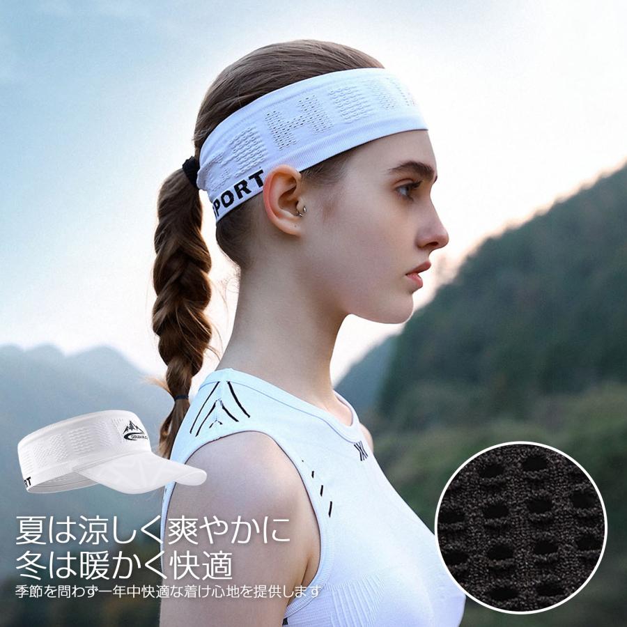 スポーツヘアバンド ヘッドバンド 汗止め ランニング ジョギング 防寒 耳当て 吸湿生地 ヘアアクセサリー