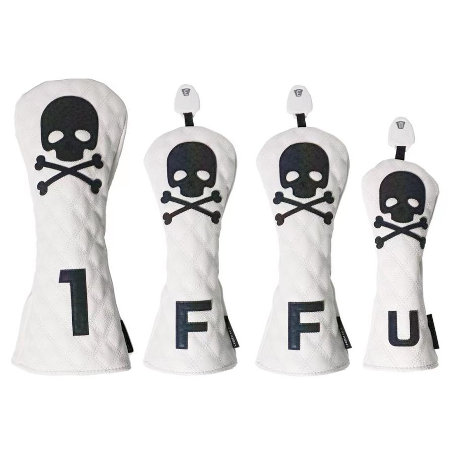 【ヘッドカバー】  レーザースカル 4点セット DR/FW×2/UT