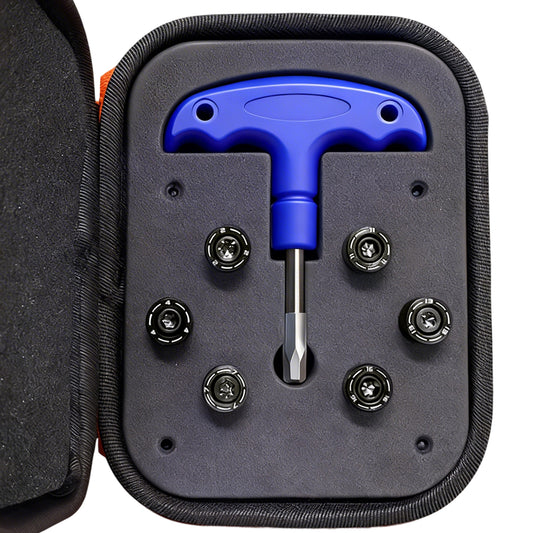 【互換品】 テーラーメイド互換用ウェイト Qi4d 6点 レンチ ケース セット ドライバー対応 Qi4d MAX LS LITEドライバーに対応 DR ウエイト