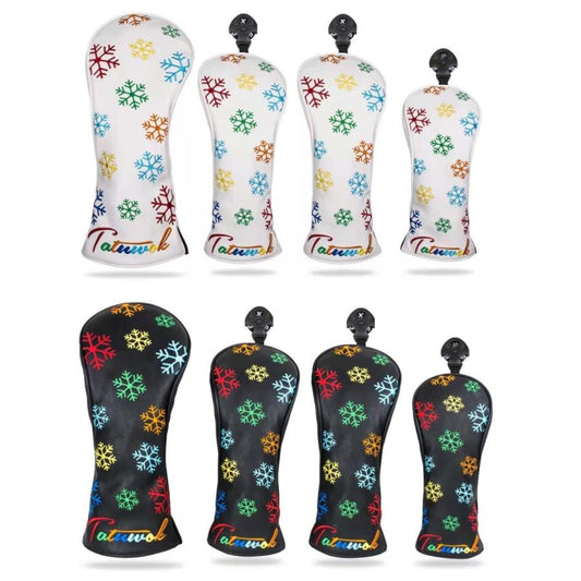 【ヘッドカバー】  雪花 4点セット DR/FW×2/UT