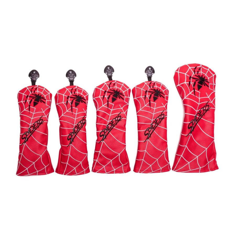 【ヘッドカバー】  スパイダー 5点セット DR/FW×2/UT×2