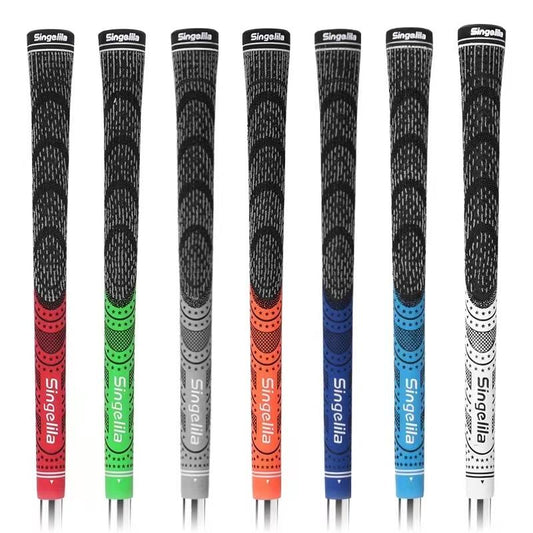 ゴルフ グリップ クラブ グリップ 単品 交換 滑り止め バックライン無 全天候パフォーマンス ゴム素材 バックライン無し 7色 Singelila