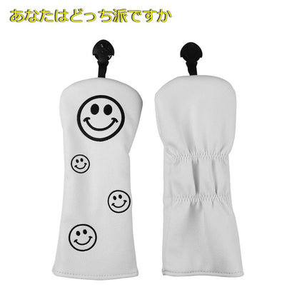 【ヘッドカバー】  スマイル 単品 DR・FW・UT