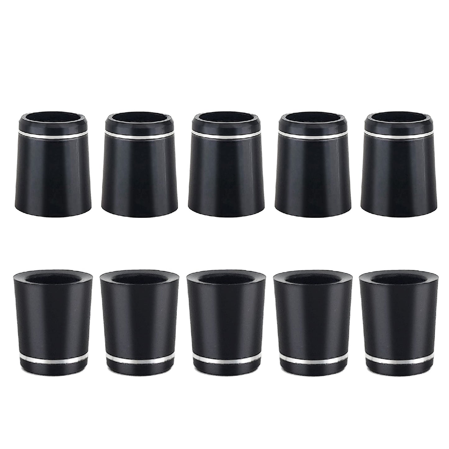 ゴルフ フェルール 10個入り スリーブ 用 ソケット リシャフト部品 銀箔1本 8.6mm 9.3mm 9.5mm