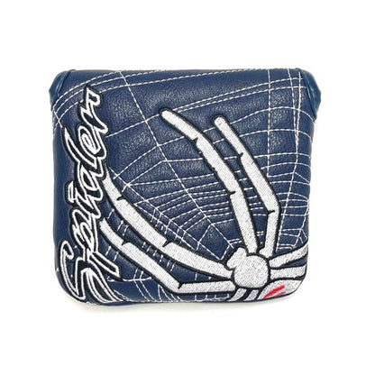 ゴルフ ヘッドカバー パターカバー マグネット付け マレット オデッセイ2ボール・テーラーメイド スパイダーパター 対応 spider