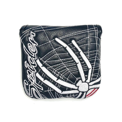 ゴルフ ヘッドカバー パターカバー マグネット付け マレット オデッセイ2ボール・テーラーメイド スパイダーパター 対応 spider