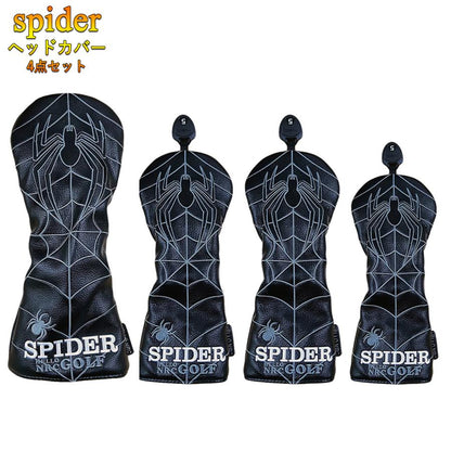 【ヘッドカバー】  スパイダー 4点セット 組み合わせ変更可能