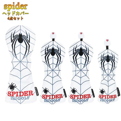【ヘッドカバー】  スパイダー 4点セット 組み合わせ変更可能