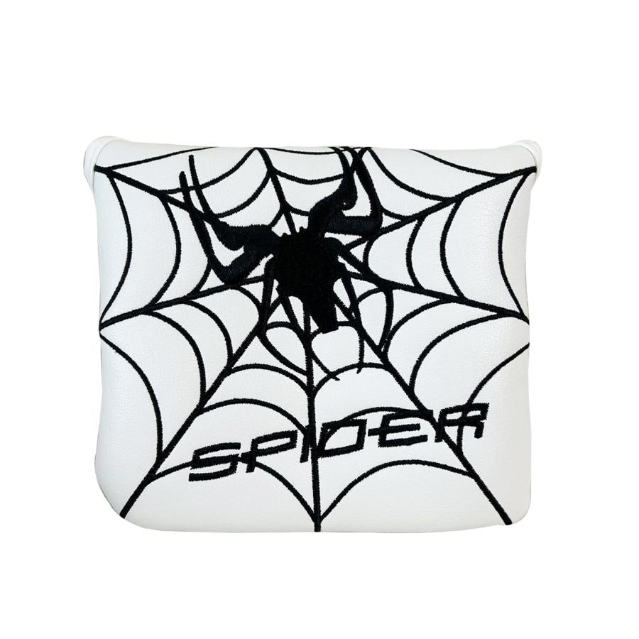 パターカバー マレット 用 スパイダー センターシャフト オデッセイ 2ボール ・テーラーメイド スパイダーパター 対応 マグネット開閉 Spider 刺繍 4カラー