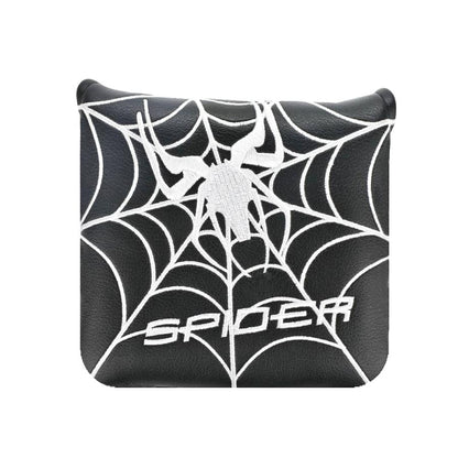 パターカバー マレット 用 スパイダー センターシャフト オデッセイ 2ボール ・テーラーメイド スパイダーパター 対応 マグネット開閉 Spider 刺繍 4カラー