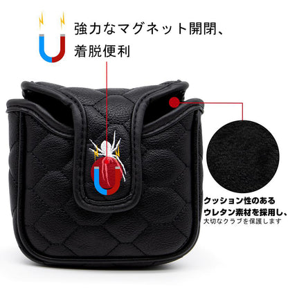 【パターカバー】Spider-X Spider-tour  マグネット式 マレット センターシャフト サイドシャフト (2ボール・スパイダー対応)