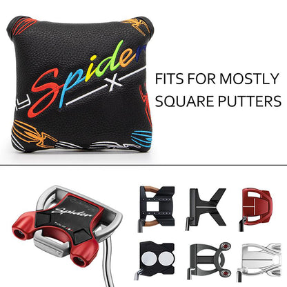 【パターカバー】Spider-X Spider-tour  マグネット式 マレット センターシャフト サイドシャフト (2ボール・スパイダー対応)
