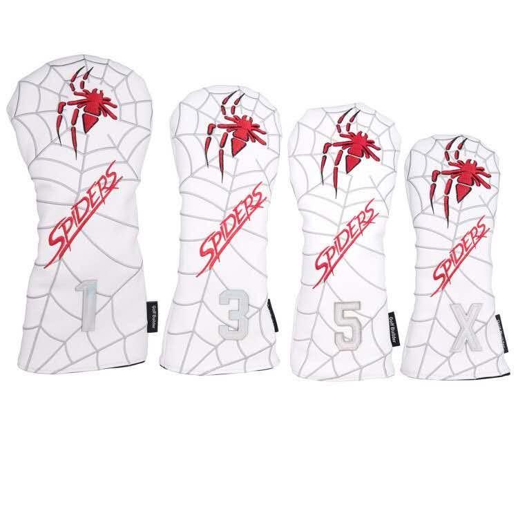 【ヘッドカバー】 スパイダー 4点セット DR/FW×2/UT