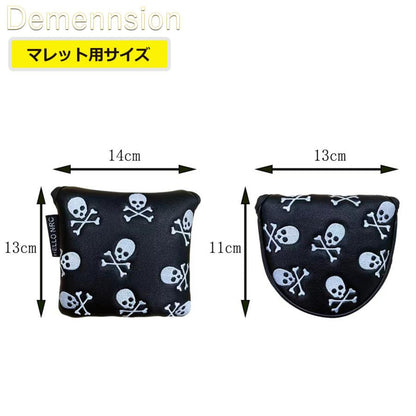 【ヘッド/パターカバー】 小スカル 単品 DR・FW・UT・マレット