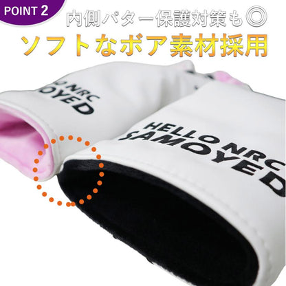 【ヘッドカバー】  秋田犬 サモエド 単品 DR・FW・UT